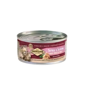 Carnilove Canned Food Grain-Free Turkey & Salmon Kitten 100g Carnilove Canned Food Grain-Free Turkey & Salmon Kitten 100g